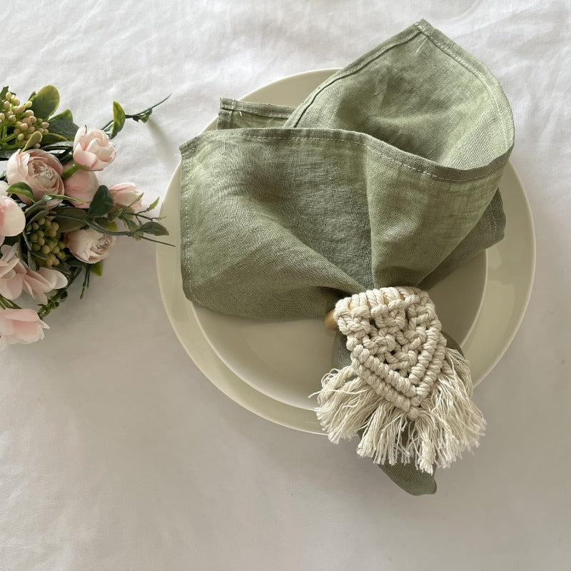 Extra Large Linen Napkins - Set of 4 (50.8cm)