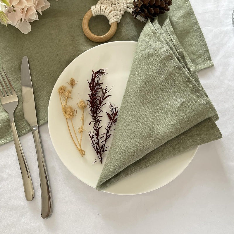 Extra Large Linen Napkins - Set of 4 (50.8cm)