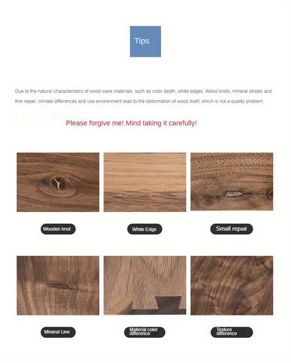 Walnut Wood Cutting Board Set - Set of 2