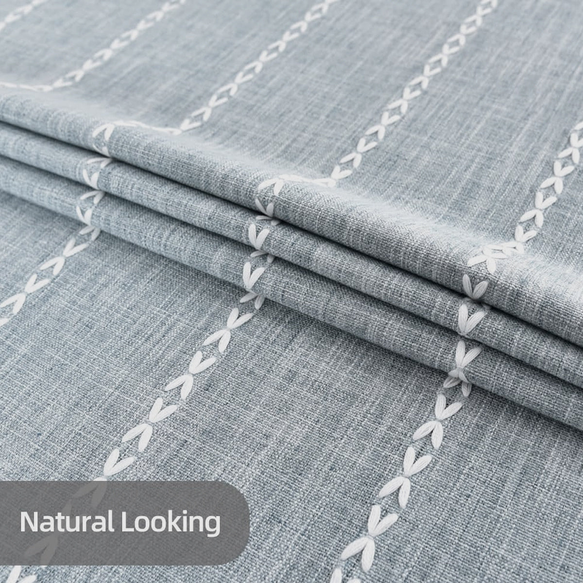 Extra Long Linen Blend Tablecloth - Rectangular