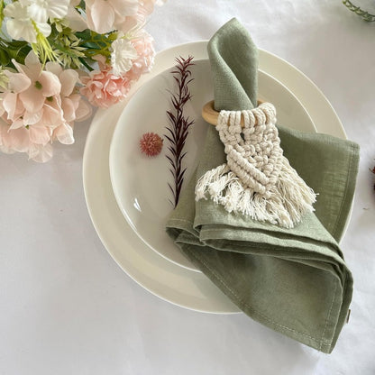 Extra Large Linen Napkins - Set of 4 (50.8cm)