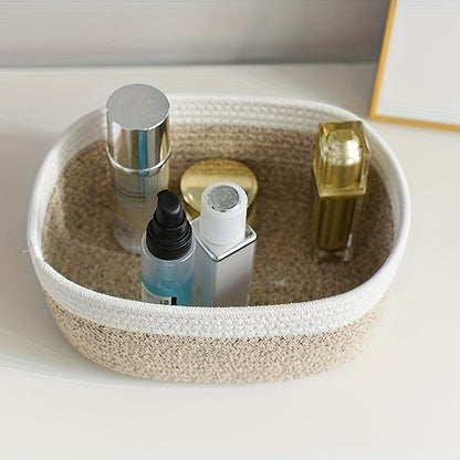 Japanese Hand-Woven Rope Storage Basket