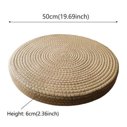Bohemian Handmade Linen Meditation Pouf