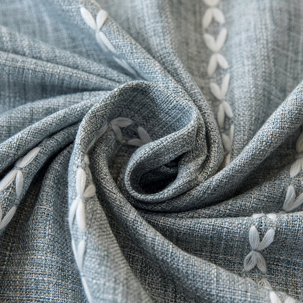 Extra Long Linen Blend Tablecloth - Rectangular