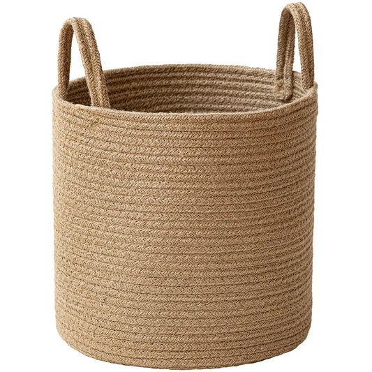 Handwoven Jute Storage Basket Set - 3 Sizes