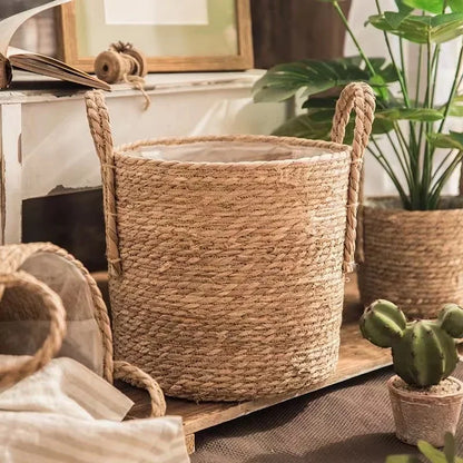 Natural Wicker Planter Basket - 20/25/30cm