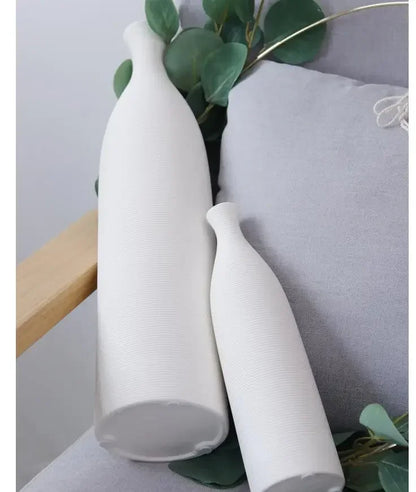 Modern Black & White Ceramic Vase