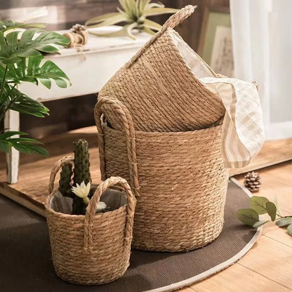 Natural Wicker Planter Basket - 20/25/30cm