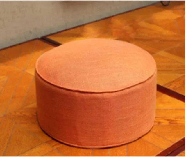 Linen Meditation Floor Cushion - Round
