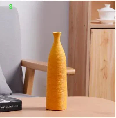Modern Black & White Ceramic Vase