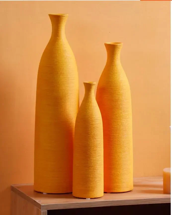 Modern Black & White Ceramic Vase