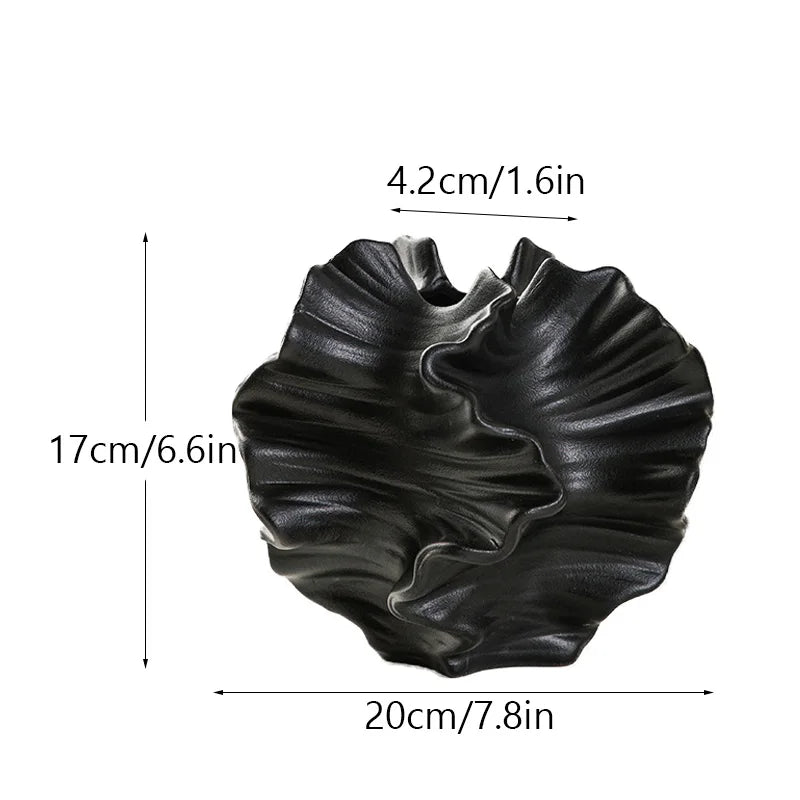 Ceramic Coral Vase - Nordic Style