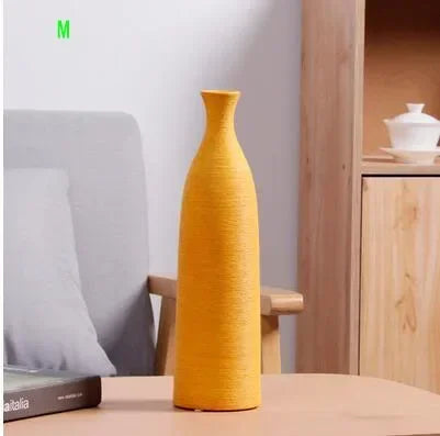 Modern Black & White Ceramic Vase