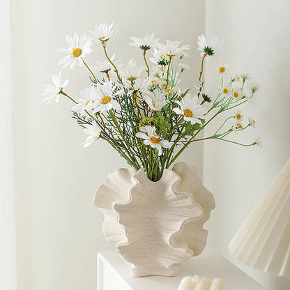 Ceramic Coral Vase - Nordic Style