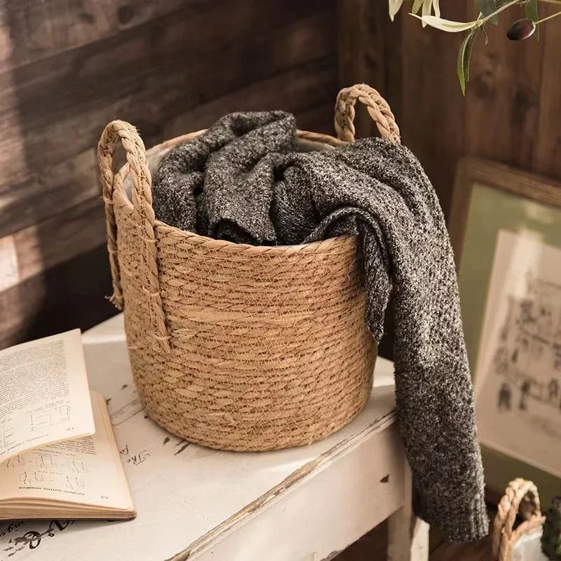 Natural Wicker Planter Basket - 20/25/30cm