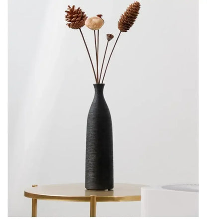Modern Black & White Ceramic Vase
