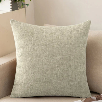 Cotton Linen Cushion Cover - Solid Color