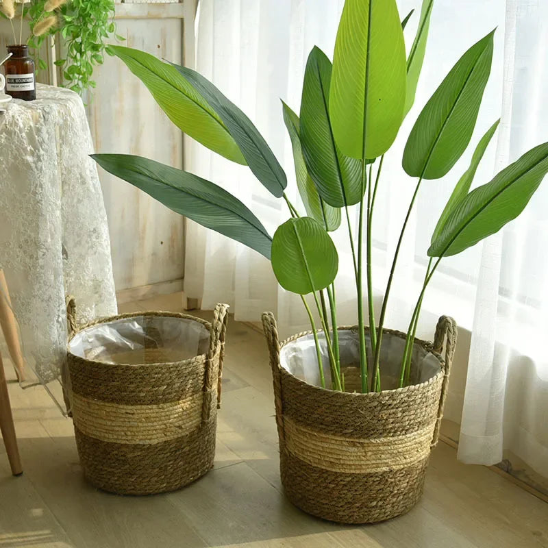 Natural Wicker Planter Basket - 20/25/30cm