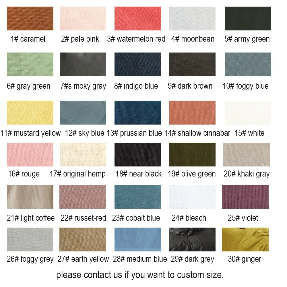Pure Linen Euro Pillow Sham