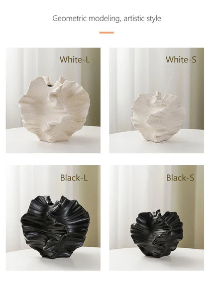 Ceramic Coral Vase - Nordic Style