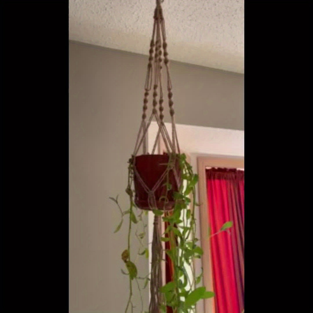 Boho Macrame Hanging Planters - Set of 2